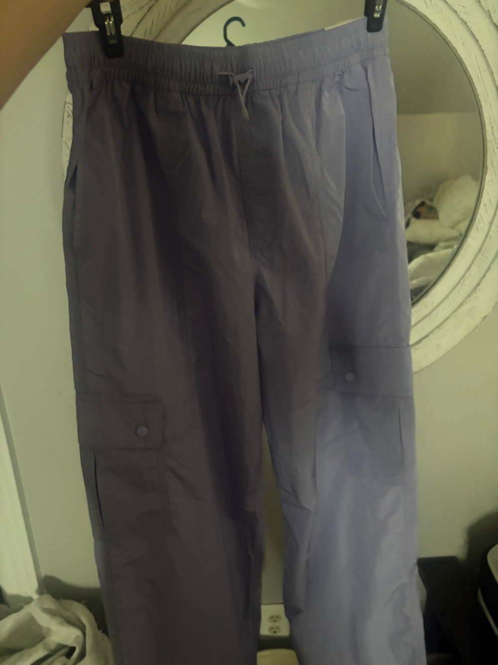 PINK Victoria's Secret Lavender Cargo Track Pants